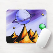 Space Mousepad Muismat (Met muis)