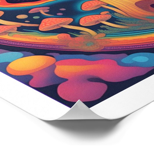 Space Mushrooms Poster (Hoek)