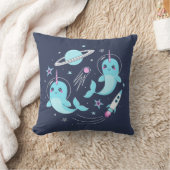 Space Narwhals Kussen (Deken)