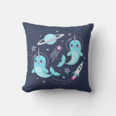 Space Narwhals Kussen (Voorkant)