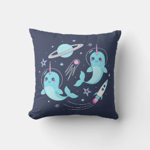 Space Narwhals Kussen