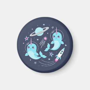 Space Narwhals Magneet