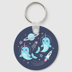 Space Narwhals Sleutelhanger