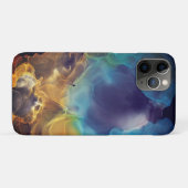 Space Nebula blue Alcohol Inkt art. Case-Mate iPhone Case (Achterkant (horizontaal))