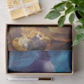 Space Nebula blue Alcohol Inkt art. Tissuepapier (Geschenk)