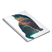 Space Nebula Cat Notitieboek (Rechterzijde)