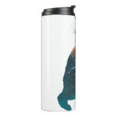 Space Nebula Cat Thermosbeker (Gedraaid links)