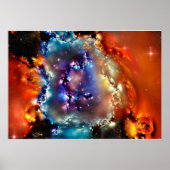 SPACE NEBULA-POSTER POSTER (Voorkant)