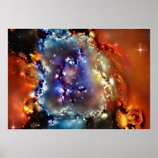 SPACE NEBULA-POSTER POSTER (Voorkant)