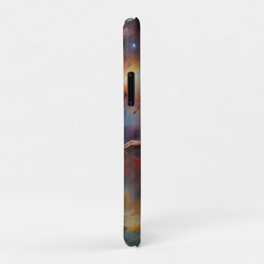 Space Nebula Soccer Shot Case-Mate iPhone Case (Achterkant/rechts)