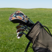 Space Nebula Soccer Shot Golfheadcover (Insitu)