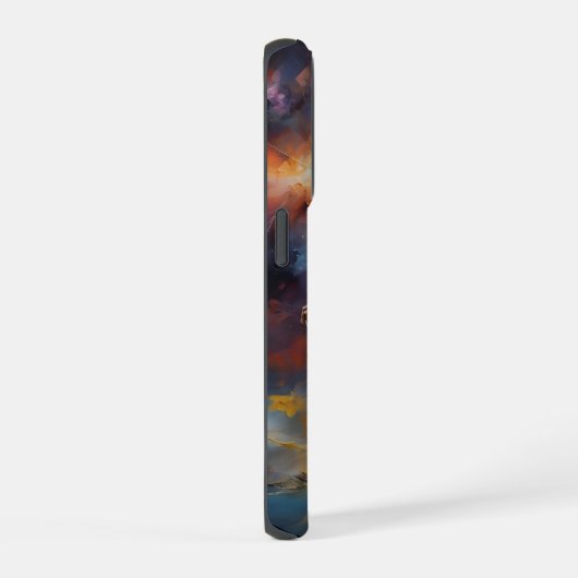 Space Nebula Soccer Shot iPhone Hoesje (Rechterkant)