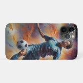 Space Nebula Voetbal Schot Case-Mate iPhone Case (Achterkant (horizontaal))