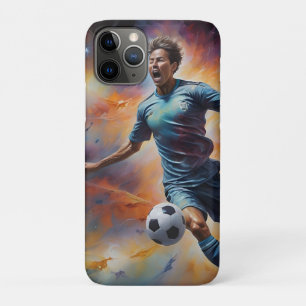 Space Nebula Voetbal Schot Case-Mate iPhone Case