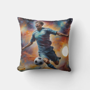 Space Nebula Voetbal Schot Kussen