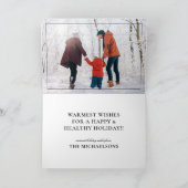 Space Needle Kerstboom, Seattle Skyline Feestdagen Kaart (Binnen)