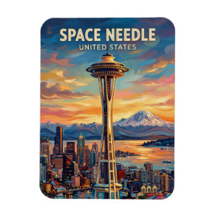 Space Needle Washington State Magneet