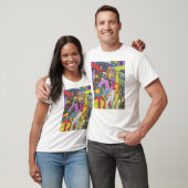 Space Nõel gevechten T-shirt (Unisex)