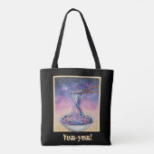space noodles Familie Tote Bag (Achterkant)