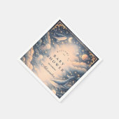 Space Ocean Whales Baby Shower Servet (Hoek)