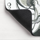 Space Octopus Mousepad Muismat (Hoek)
