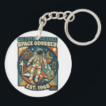 Space Odyssey – Cosmic Adventure for Space Lovers Sleutelhanger<br><div class="desc">Embark on a cosmic journey with this inspiring “Space Odyssey” typography design! Perfect for dreamers, explorers, and fans of the mysterious universe, this text-based design captures the spirit of adventure among the stars. Inspired by astronomy, science fiction, and the beauty of the galaxy, this design is ideal for space enthusiasts,...</div>