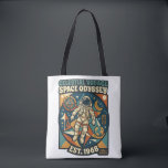 Space Odyssey – Cosmic Adventure for Space Lovers Tote Bag<br><div class="desc">Embark on a cosmic journey with this inspiring “Space Odyssey” typography design! Perfect for dreamers, explorers, and fans of the mysterious universe, this text-based design captures the spirit of adventure among the stars. Inspired by astronomy, science fiction, and the beauty of the galaxy, this design is ideal for space enthusiasts,...</div>