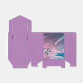 SPACE ODYSSEY: Hemelse reis / BABY SHOWER Bedankdoosjes (Uitgevouwen)