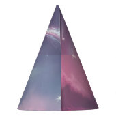 SPACE ODYSSEY: Hemelse reis / BABY SHOWER Feesthoedjes (Achterkant)