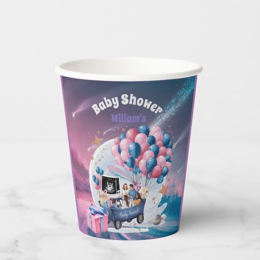 SPACE ODYSSEY: Hemelse reis Papieren Bekers (Voorkant)