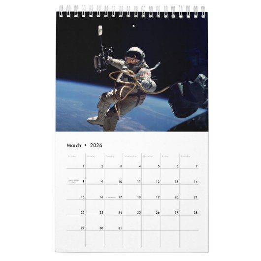 Space Odyssey Kalender (Mar 2026)