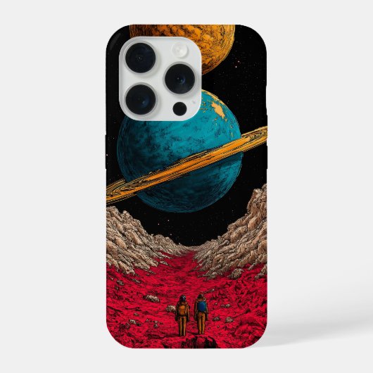 Space Odyssey Phone Case iPhone Hoesje (Achterkant)