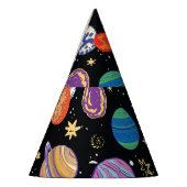 Space Odyssey: planetair patroon Feesthoedjes (Links)