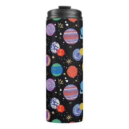 Space Odyssey: planetair patroon Thermosbeker (Voorkant)