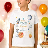 Space Odyssey Verjaardag eerste jongen T-shirt