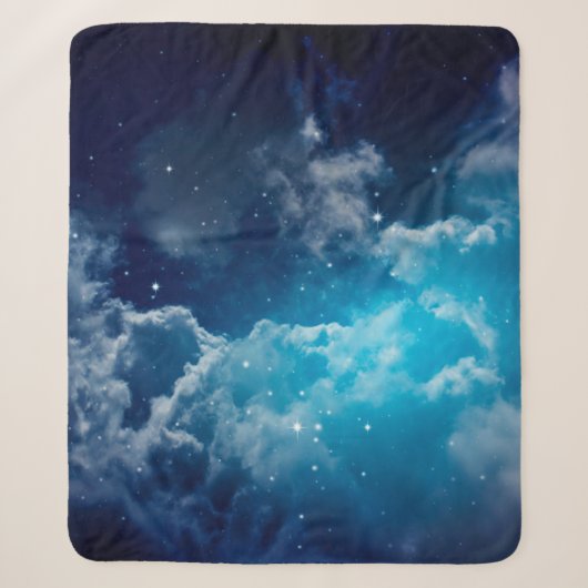 Space of night sky with cloud and starssky,night,b sherpa deken (Voorkant)