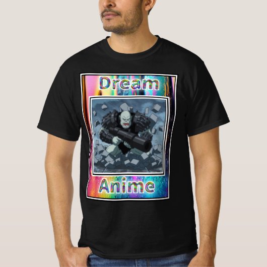Space Orc Dream Anime T-shirt (Voorkant)