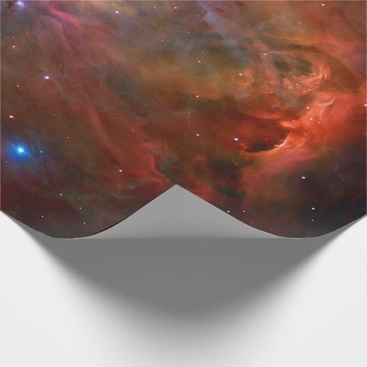 Space Orion Nebula Hubble Astronomy Cadeaupapier (Hoek)