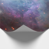 Space Orion Nebula Paarse Astronomie Cadeaupapier (Hoek)