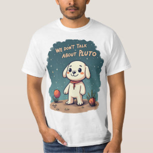Space Outcast: Pluto's Cosmic Sass Grappig T-shirt