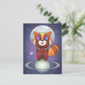 Space Panda Chippy! Briefkaart (Staand voorkant)