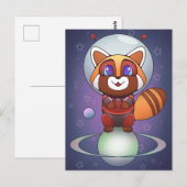 Space Panda Chippy! Briefkaart (Voorkant / Achterkant)