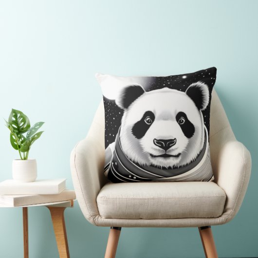 Space Panda Kussen (Stoel)