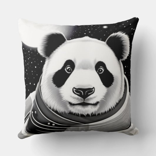 Space Panda Kussen (Achterkant)