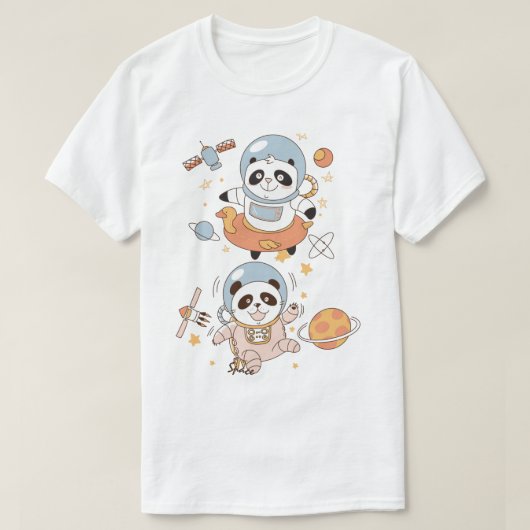 Space Pandas T-Shirt (Design voorkant)