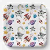 Space Papieren Bordje (Voorkant)