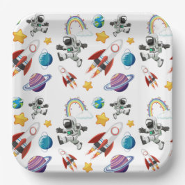 Space Papieren Bordje