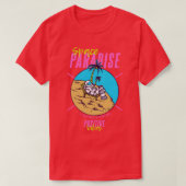 Space Paradise Zomer Retro Vibes T-shirt (Design voorkant)