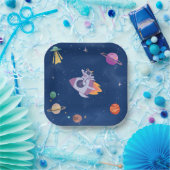Space Party Collectie! Papieren Bordje (Feest)