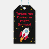 Space Party Favor Label Cadeaulabel (Voorkant)